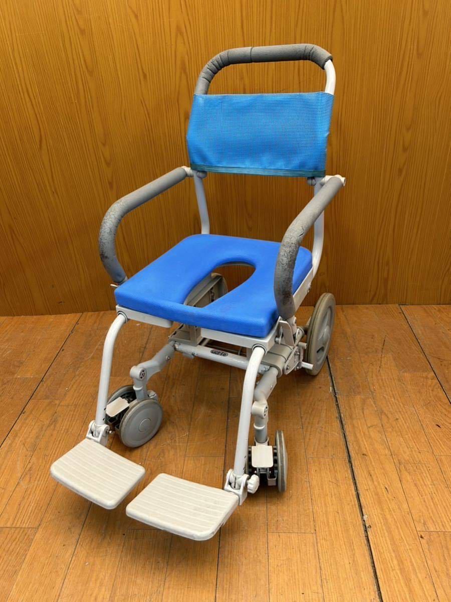 ウチエ製入浴介護用品 シャワー車椅子 シャワーラク